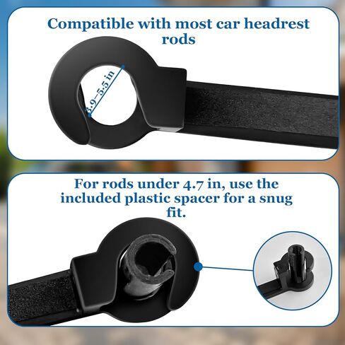 Metal Bow Hanger for Truck, Archery Hunting Shooting Bracket Headrest Mount,Universal Compound Bow Holder for Vehicle Storage and Hunting Transport in Kuwait