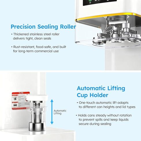 Mojgar Commercial Can Sealer Machine, Automatic 202 (55mm) Soda Can Sealer in Kuwait