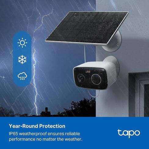 Tapo 1080p Outdoor Battery Security Camera w/Solar, C400 KIT in Kuwait