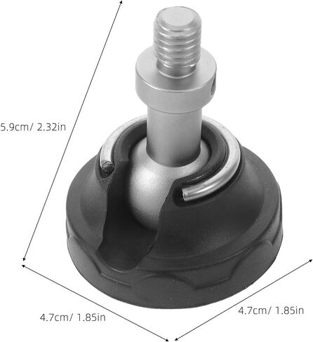 Cabilock Universal 3/8 Inch Tripod Anti-Slip Rubber Feet Pad Replacement with 360° Rotation 45mm Tripod Foot Design for Binoculars and Camera Lightweight and Sturdy for Studio and Outdoor in Kuwait