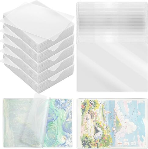 500 PCS Index Card Laminating Pouches, 3x5 File Card Laminating Sheets, 3mil PET Thermal Laminating Pouches for ID Cards, Luggage Tags, Business Cards, Waterproof and Tear Resistant in Kuwait