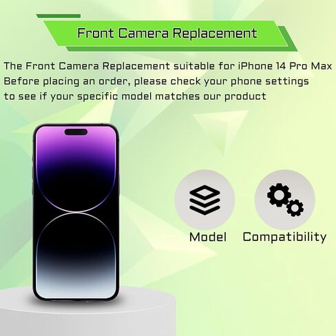 for iPhone 14 Pro Max Front Camera Replacement Cable Connector OEM in Kuwait