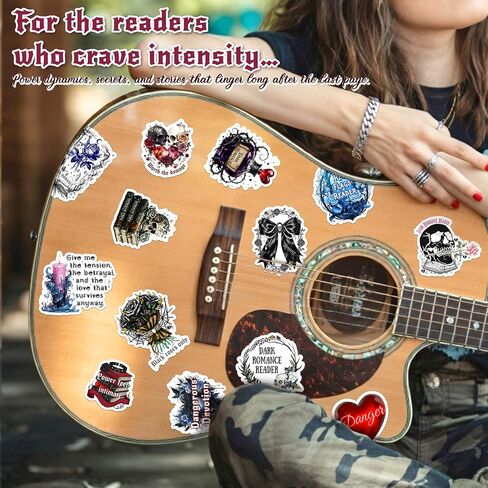 200PCS Dark Romance Book Stickers, Vinyl Spicy Romance Bookish Stickers for Adults, Journaling, Scrapbooking, Kindle & Laptop in Kuwait
