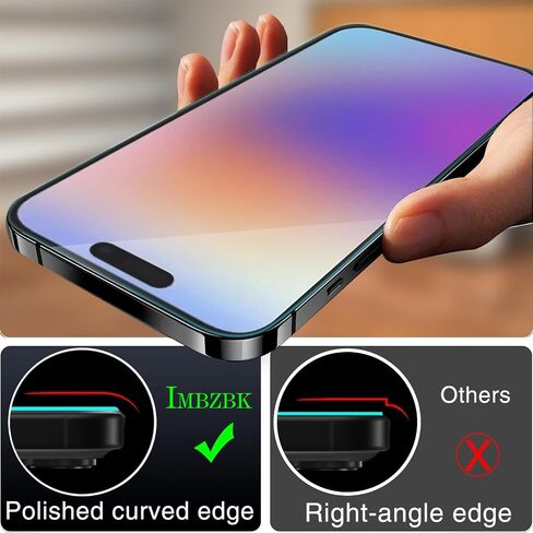 IMBZBK Matte Screen Protector for iPhone 17, Tempered Glass, 3+3 Pack in Kuwait