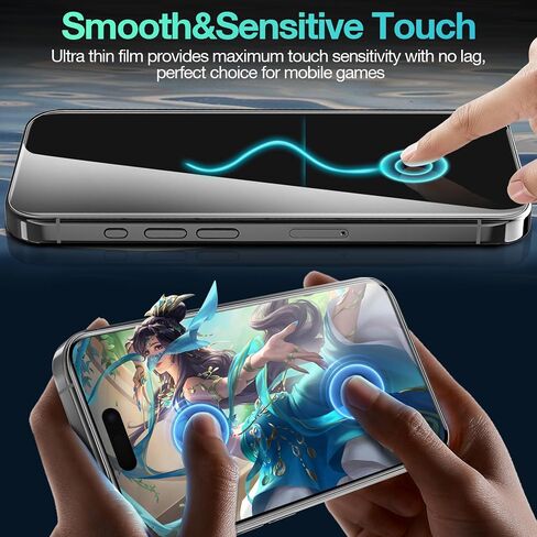 3 Pack Flexible Film for iPhone 17 Screen Protector[NOT GLASS], Non-breakable Soft TPU Hydrogel Film for iPhone 17, Invisible Thin, Scratch Resistant, Self-Healing in Kuwait
