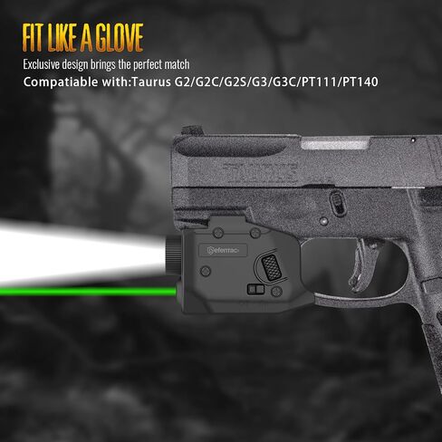 Defentac 350 Lumens Pistol Light and Green Laser Sight Combo in Saudi Arabia