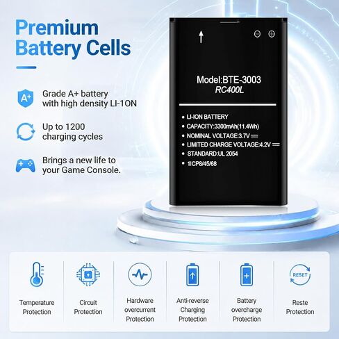 Battery for BTE-3003 RC400L, 2026 Upgrade High Capacity 3300mAh Li-Polymer Battery Replacement Compatible with RC400L Verizon Orbic Speed Mobile Hotspot in Kuwait