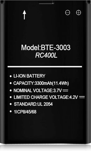 Battery for BTE-3003 RC400L, 2026 Upgrade High Capacity 3300mAh Li-Polymer Battery Replacement Compatible with RC400L Verizon Orbic Speed Mobile Hotspot in Kuwait