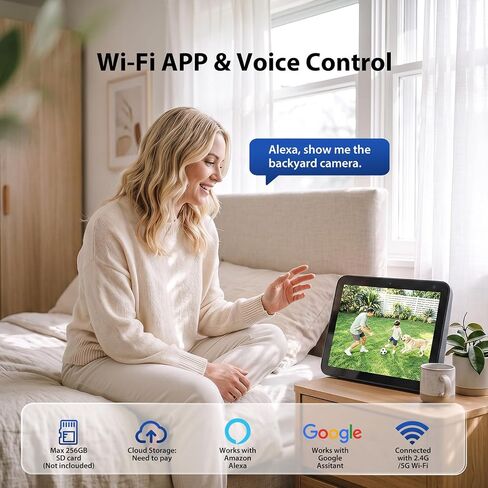 Onforu 2K Floodlight Camera Plug&Hardwired, Smart Security Camera Outdoor in Kuwait