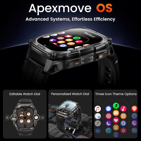 KOSPET Tank M4 Smart Watch Rugged, GPS & Offline Maps, 10 ATM Waterproof in Kuwait