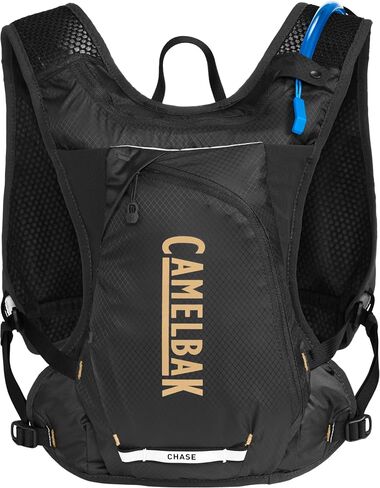 CamelBak Chase Race 4 Bike Hydration Vest with 50oz Reservoir, Lightweight Racing Fit for Fast Road and Gravel Riding, Black in Kuwait