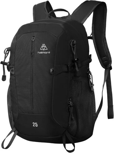 Haimont 25L Lightweight Hiking Daypack with Rain Cover, Black in Kuwait