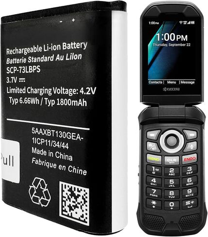 Battery for SCP-73LBPS, for Kyocera DuraXV Extreme E4810/E4830 in Kuwait