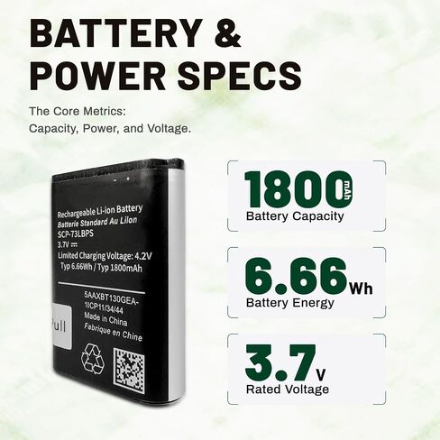 Battery for SCP-73LBPS, for Kyocera DuraXV Extreme E4810/E4830 in Kuwait