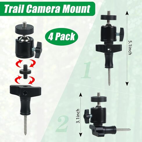 4 Pack Trail Camera Tree Mount Outdoor Camera Stand in Kuwait
