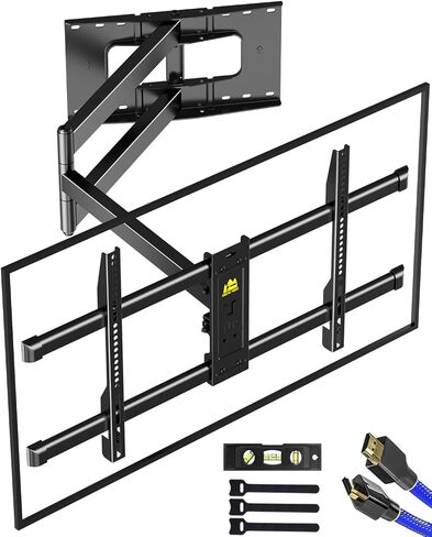 Heavy Duty XXL Long Arm TV Wall Mount for 55-120 inch Extra Large TVs in Kuwait