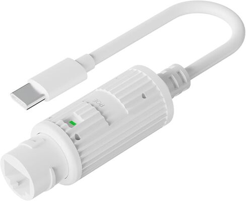 Power Over Ethernet Adapter 48v to Type C 5v2.4a Output Compactly Power Over Ethernet to Type Converter for Electronics Intelligent Phones/Tablets Use Standard Adapter USB in Kuwait