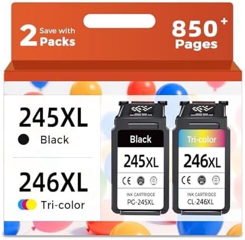 245XL 246XL Ink Cartridge Compatible for Canon 245 246 XL Black Color Ink in Saudi Arabia