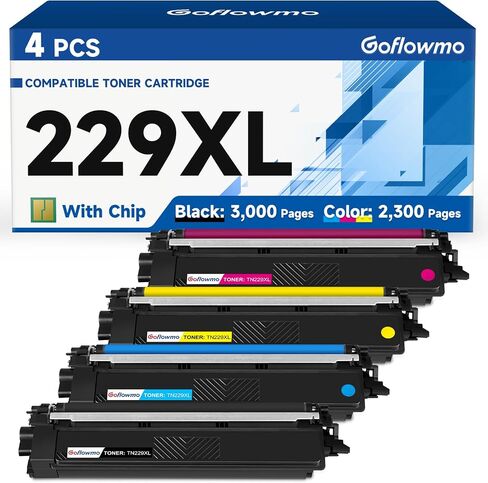 TN229XL TN229 Toner Cartridges 4-Pack High Yield MFC-L3720CDW MFC-L3780CDW in Kuwait