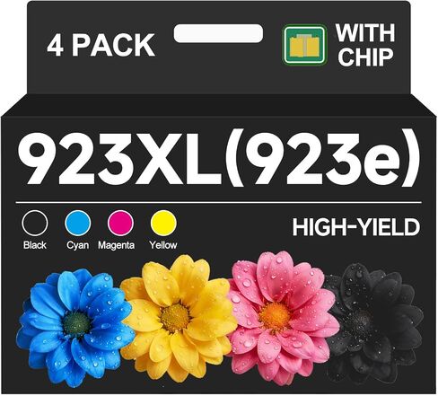 923XL 923 Ink Cartridges for HP Printers Replacement for HP 923 923XL Ink Cartridges Combo Pack for OfficeJet Pro 8120e 8125e 8130e 8135e 8138e 8139e 8120 8122 8125 8130 8135 8138 8139 (with CHIP) in Kuwait