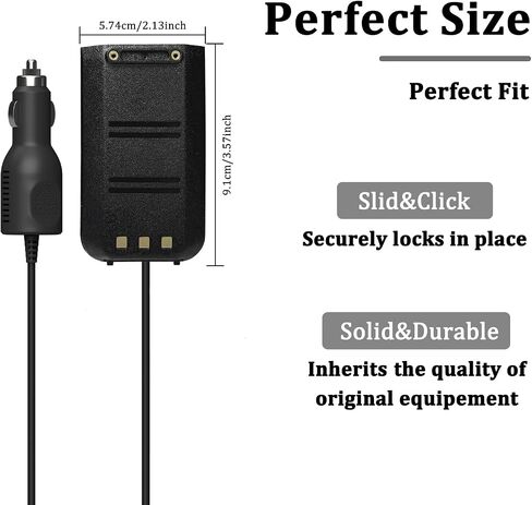 MD-380 Battery Eliminator Car Charger 12-24V for MD-380 GPS Radio Replacement for MD-380UV Two Way Radio Battery in Saudi Arabia