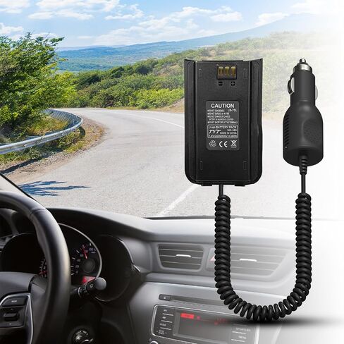 MD-380 Battery Eliminator Car Charger 12-24V for MD-380 GPS Radio Replacement for MD-380UV Two Way Radio Battery in Saudi Arabia