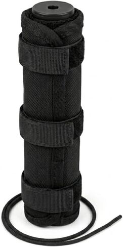 10" Heat Insulation Suppressor Cover 1800℉ Heat Resistant Siliconed Microfiber Sleeve - Burnproof Suppressor Wrap for Hunting & Shooting Rifle in Kuwait