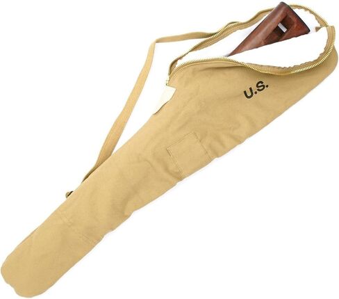 CALYX U.S. WWII Fleece Lined M1 Carbine Rifle Case with Carry Strap - Marked U.S. (Khaki), 38 Inch in Saudi Arabia