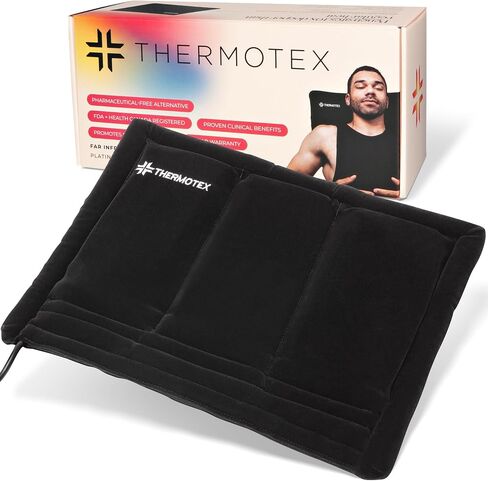 Thermotex–Far Infrared Premium Heating Pad – Platinum – Pain Relief – Warms and Relaxes Muscles, FSA-HSA Eligible – Large Size for Back, Shoulder, Arms and Legs – 17 in. x 13 in. in Kuwait