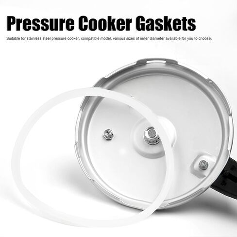 26cm Inner Diameter Pressure Cooker Gasket, Silicone Pressure Cooker Sealing Ring Replacement, Universal Pressurecooker O Ring for Aluminum Alloy Pressures Cookers in Kuwait