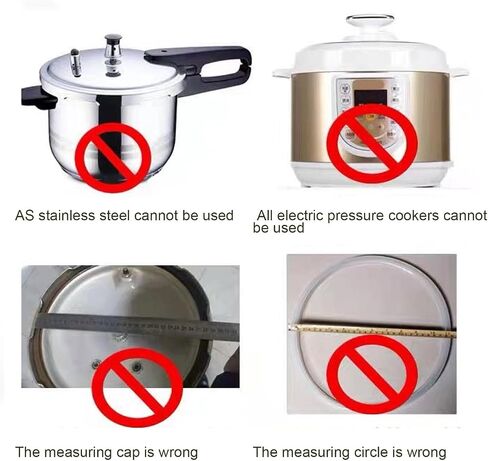 26cm Inner Diameter Pressure Cooker Gasket, Silicone Pressure Cooker Sealing Ring Replacement, Universal Pressurecooker O Ring for Aluminum Alloy Pressures Cookers in Kuwait