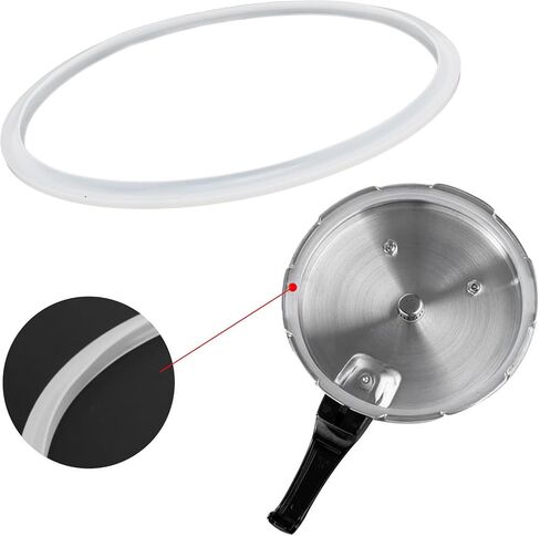 26cm Inner Diameter Pressure Cooker Gasket, Silicone Pressure Cooker Sealing Ring Replacement, Universal Pressurecooker O Ring for Aluminum Alloy Pressures Cookers in Kuwait