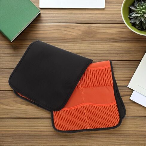 2pcs 6 Pocket Camera Lens Filter Bag, Portable Lens Filter Carrying Case Made of Sturdy Polyester and Nylon, Secure Storage and Versatile Organization for Outdoor Shoots and Travel in Kuwait
