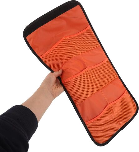 HEALLILY 2pcs Lens Filter Carry Bag with 6 Pockets for Lens Accessories, Travel Filter Storage Pouch with Versatile Organization and Enhanced Protection, for Outdoor Shoots and Professional in Kuwait