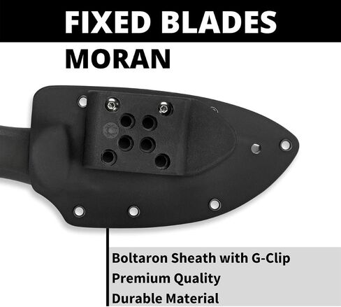 Spyderco Moran Drop Point Fixed-Blade Knife, PlainEdge in Kuwait