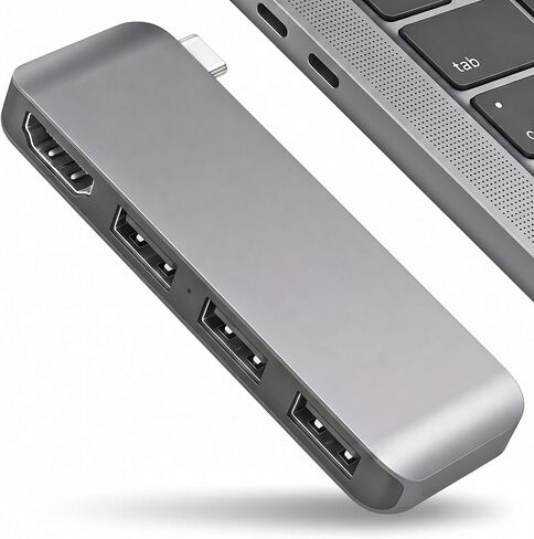Direct-Plug USB C Hub,HDMI 4K with 3 USB 3.0 for MacBook neo/air/pro in Kuwait