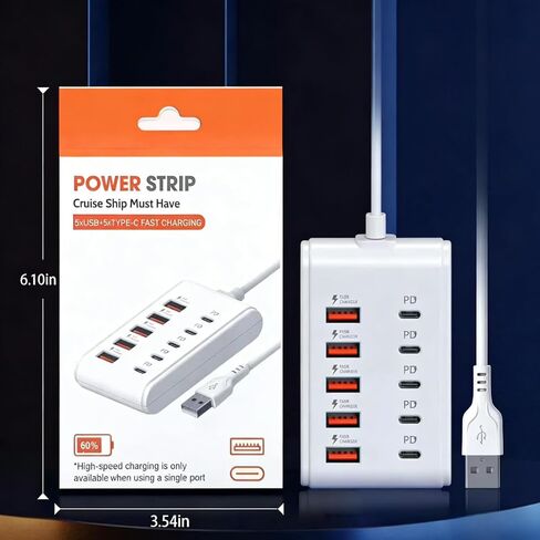 1PC USB, C Hub, Multiport Adapter, Type-C Multi Port Expander-SilverGift in Kuwait