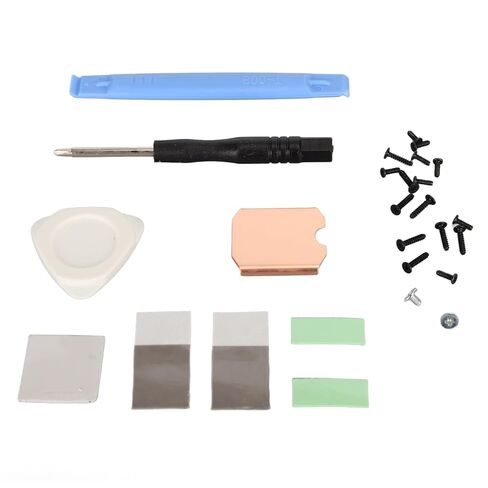 Haofy SSD Heatsink Thermal Pad Kit, Copper M.2 2230 NVME Heat Sink with Phase Change Pads, Back Cover Opening Tools, Passive Cooling for and ROG Ally in Kuwait
