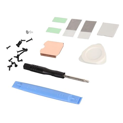 Haofy SSD Heatsink Thermal Pad Kit, Copper M.2 2230 NVME Heat Sink with Phase Change Pads, Back Cover Opening Tools, Passive Cooling for and ROG Ally in Kuwait
