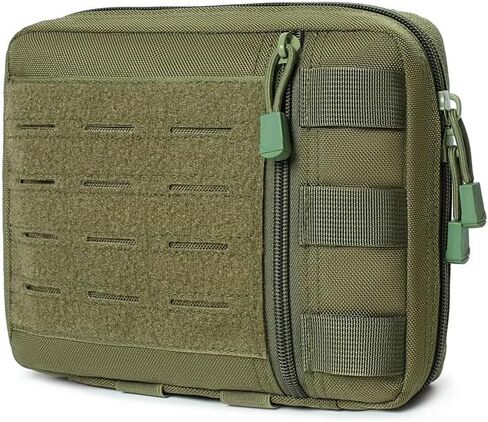 Tactical Molle Admin Pouch Tool Organizer Utility Laser Cut Bag EDC Horizontal Modular Pouch for Accessories Dog Tactical Waist Bag Hunting and Shooting in Kuwait
