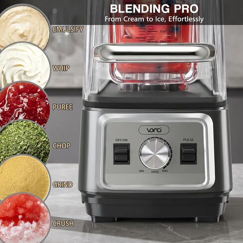 VONCI Countertop Blender with 72 oz Pitcher, Space Gray in Saudi Arabia