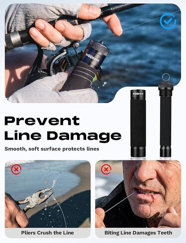 HOOK-EZE FG Knot Tying Tool and Knot Puller Tying Tool, Premium Fishing Gifts for Saltwater Freshwater Anglers Fishermen in Kuwait