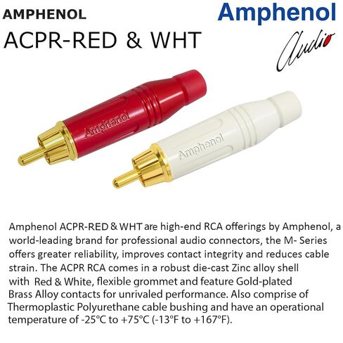 1.5 Foot RCA to XLR (Male) Cable Pair - WBC-PRO-LOCAP Low-Capacitance (14pF/ft) 22 AWG Ultra-Silent Audiophile & Pro-Grade Audio Interconnect Cable - Amphenol Plugs & Red & Silver Tweed Jackets in Kuwait