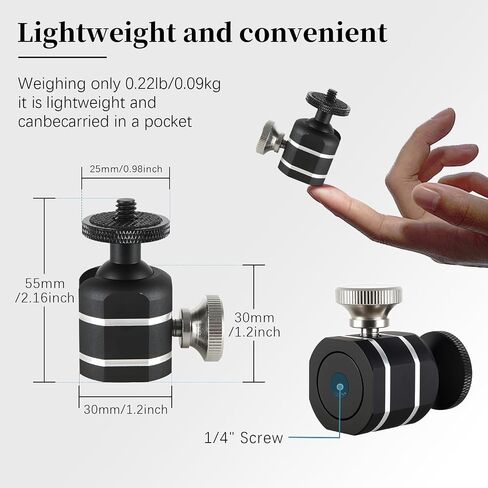 Mini Ball Heads Universal Metal Tripod Ball Head, 2pcs in Kuwait