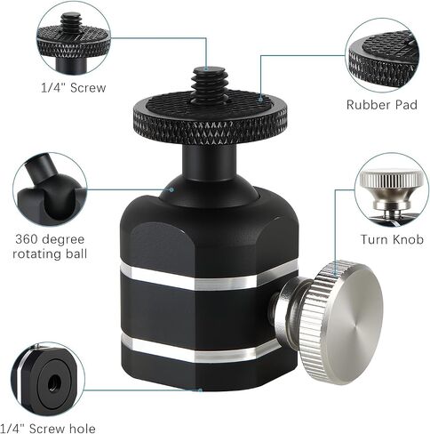 Mini Ball Heads Universal Metal Tripod Ball Head, 2pcs in Kuwait