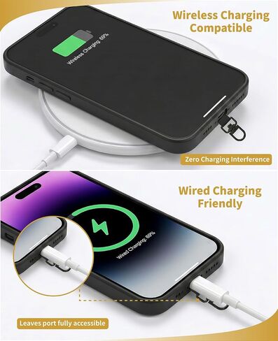 20-Pack 360° Rotating Phone Lanyard Tab, Ultra-Thin Stainless Steel Phone Tether Tab, Universal Patch & Charm Holder in Kuwait