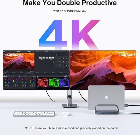 iVANKY 12-in-2 Dual Display Dock for MacBook Pro with 150W Power Adapter in Kuwait