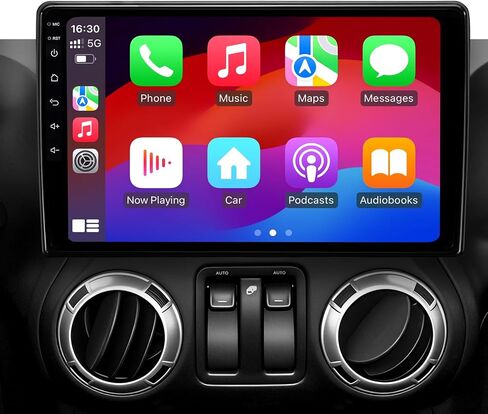 64G Car Radio for Jeep Wrangler JK Dodge Ram CarPlay Android Auto in Kuwait