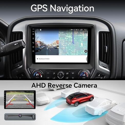 64G Car Radio for Jeep Wrangler JK Dodge Ram CarPlay Android Auto in Kuwait