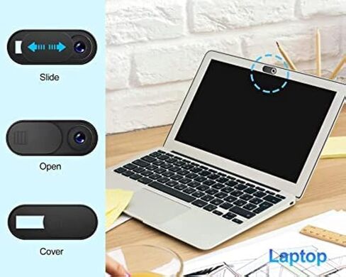 Cover Slide for camera Tesla Model-3/Y Cabin Camera,Laptop,pc F/Facing Webcam Stickered Privacy Protector in Kuwait